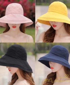 レディース | 帽子 春 夏 Uv 遮光 折りたたみ 大きいサイズ UVカット帽子 ひも つば広 頭 大きい 洗える 母の日 自転車 日焼け対策 遮光 小顔 熱中症 紫外線対策