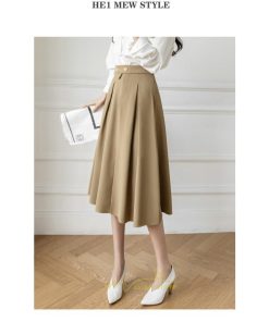 スカート | フレア フレアロングミモレ丈 ロング丈 秋 冬 秋冬 ナチュラル Aライン 大人可愛い エレガント 通勤 フェミニン 通学 上品