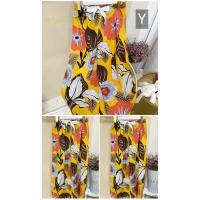 ワイドパンツ | パンツ レディース ボトムス ウエストゴム 楽ちん リラックスパンツ ルームウェア 体型カバー ゆったり 春物 夏 綿紬 女の子 海 プリント かわいい