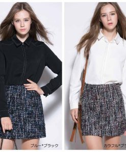 タイトスカート | ツイード スカート 台形スカート ミニスカート ハイウエスト