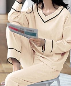 インナー・ルームウェア | 長袖 ルームウェア 上下セット 韓国風