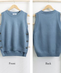 ニット・セーター | ニットベスト レディース 重ね着 上着