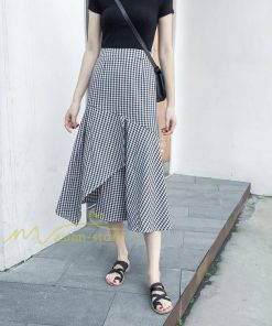 スカート | フレア ロング春物 レディース 春夏 スカート黒 ボトムス 春夏秋 新作 カジュアル 通勤通学 チェック柄 Aライン着やせ 20代30代40代