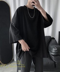 Tシャツ | メンズ 無地 大きいサイズ カットソー 上品 7分袖 サマートップス ゆったり 日常感 メンズスタイル シンプル 体型カバー カッコウイイ