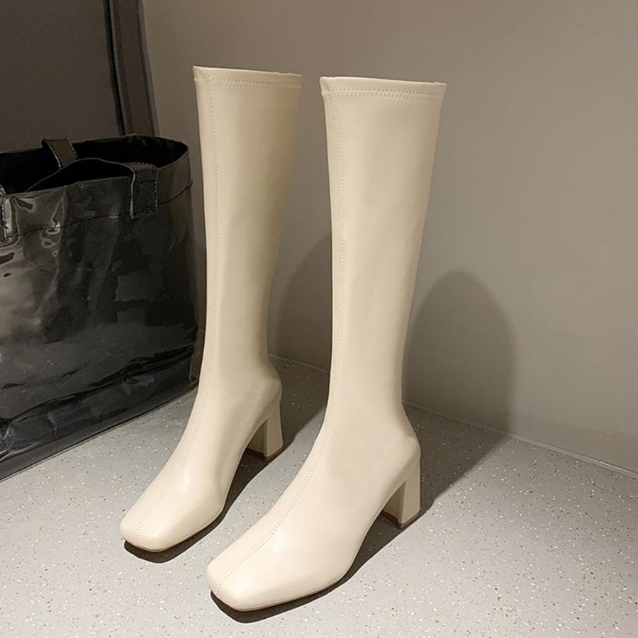 ニーハイブーツ | ロングブーツ ブーツ 合皮 韓国