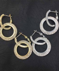 その他アクセサリー | キラキラピアス 痛くない ビジュー レディース リングピアス 華奢 サークルピアス