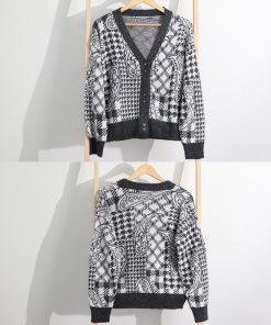 ニット・セーター | ニットジャケット レディース Vネック