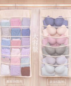 その他小物 | 下着収納 省スペース ウォールポケット 大容量 両面収納バッグ 壁掛け収納袋 メッシュ 小物収納ポケット 吊り下げ収納