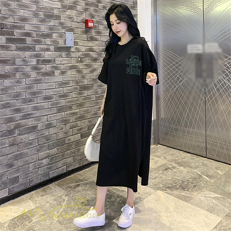 ワンピース | ゆるマタニティウェア レディース 着痩せ 夏 上品 妊婦服 大きいサイズ 体型カバー ゆったり ひざ下丈 マタニティ送料無料