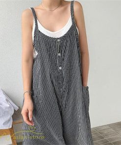オーバーオール サロペット | オールインワン レディース ワイドパンツ ロング丈 トレンド チェック柄 ストライプ サロペット ボトムス 大きいサイズ 着痩せ オーバーオール 韓国風 日常感 夏