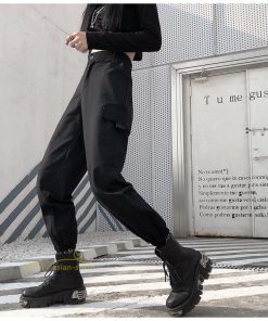 その他 | カーゴパンツ レディース ボトムス ストレート スリム ストレッチ ウエストゴム 着痩せ 格好いい お出かけ カジュアル 着回し ヒップホップ アウトドア シンプル