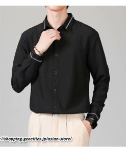 シャツ | 長袖メンズ ビジネス フォーマル オフィス 仕事 春 夏 秋 冬 カジュアル ビジネスシンプル 長袖 トップス 大きいサイズ メンズトップス
