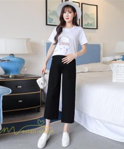 パンツ レギンス | ワイドパンツ マタニティ パンツ レディース サマー 9分丈 夏 新作 無地 ゆったり ガウチョパンツ 体型カバー マタニティパンツ マタニティウェア 大きいサイズ