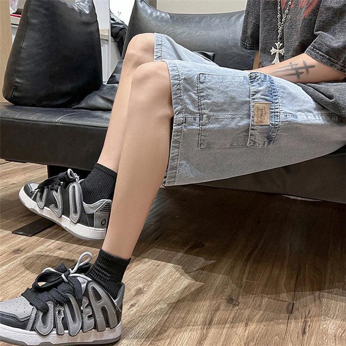 ハーフパンツ ショート | 夏パンツ デニム メンズ サマーパンツ パンツ ワイドパンツ シンプル ウエストゴム 20代 30代 お出かけ ハーフパンツ ジーパン 夏新作 ショートパンツ ジーンズ