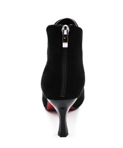 ショートブーツ | レディース 美脚 靴 ブーツ シューズ 通勤 韓国 ハイヒール OL