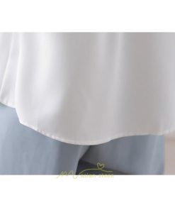 シャツ・ブラウス | レディース シャツ ブラウス オフィス 七分袖 白 ビジネス 事務服 おしゃれ 開襟 制服 リクルート おしゃれ 無地 華奢見え 着痩せ 夏コーデ 上品 お出かけ 日常