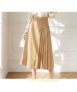 スカート | ロング 秋 秋服 レディース ボトムス ロングフレア プリーツ裏地付き キレイめ 着痩せ フェミニン お出かけ 可愛い オシャレ