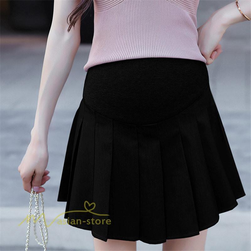 スカート | ミニマタニティウェア レディース プリーツ可愛い 夏 マタニティきれいめ マタニティ おしゃれ ウエスト調整 マタニティ