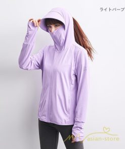パーカー | UVカット紫外線カット ラッシュ2type 男女 抗菌 涼しい 指穴フード付き 吸水速乾 UPF50+ 冷感 薄手 マスク オシャレ 水着 日焼け防止