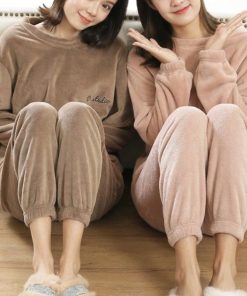 インナー・ルームウェア | フリースパジャマ 上下セット レディース