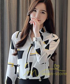 在庫ある | 短納期ブラウスレディースシャツ シフォンブラウス ビジネスカジュアルシャツトップス オフィスブラウス フォーマルシャツ 薄手 通学通勤 プリント 春夏衣装