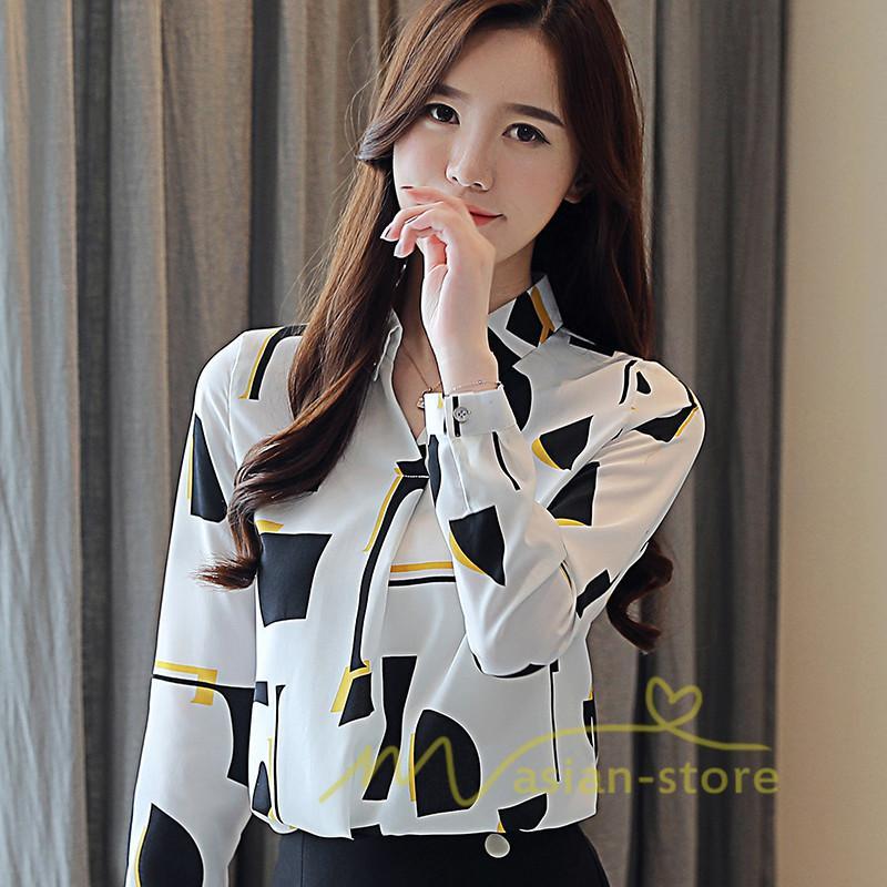 在庫ある | 短納期ブラウスレディースシャツ シフォンブラウス ビジネスカジュアルシャツトップス オフィスブラウス フォーマルシャツ 薄手 通学通勤 プリント 春夏衣装