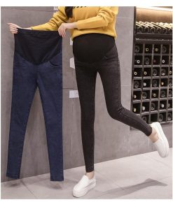 マタニティ | レギンス デニム パンツ ズボン おしゃれ 妊婦服 ジーンズ スキニーデニム ストレッチ ジーパン 妊婦 妊娠 脚長 中期 美脚 産後 初期 トレンド