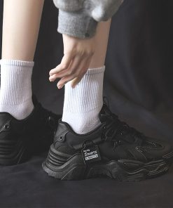 ショートブーツ | 厚底スニーカー レディース 韓国風