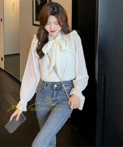 シャツ・ブラウス | ブラウス レディース 長袖 ブラウスシャツ ボウタイ フォーマル チュニック 大人 春 夏 春夏 フォーマル スーツ トップス 20代 30代 着痩せ ママ OL 通勤通学 母