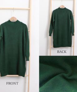 ニット・セーター | ニットチュニック 長袖 ニットトップス