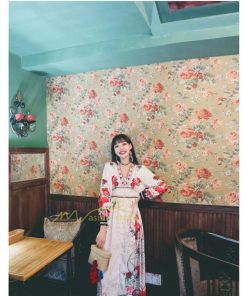 マキシ | ワンピース ロングワンピース レディース マキシワンピース おしゃれ ワンピ 花柄 エスニックスタイル レトロ風 春夏秋 カジュアル 新作 上品 お出かけ 通勤通学