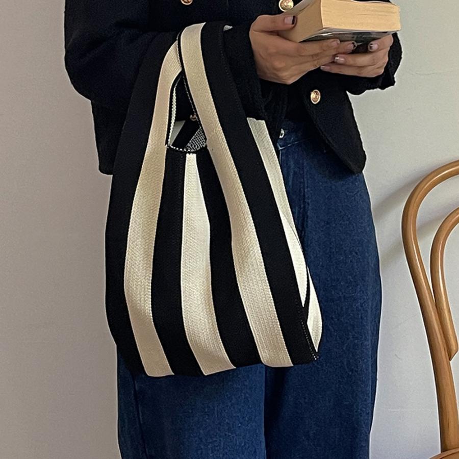 トートバッグ | ニットバッグ バイカラー