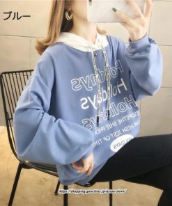 パーカー | プルオーバーレディース トップス 長袖トレーナー シンプル 秋 冬 フード付き 体型カバー 50代 40代 フード 30代 20代 おしゃれ 春