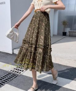 スカート | ロング 秋 花柄 柔らか ボトムス レディース ロングマキシ丈 シンプル 無地 カジュアル 着痩せ コーデ 春 30代 秋20代 40代 50代 夏物 夏