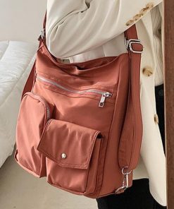 ショルダーバッグ | ナイロン無地 大容量