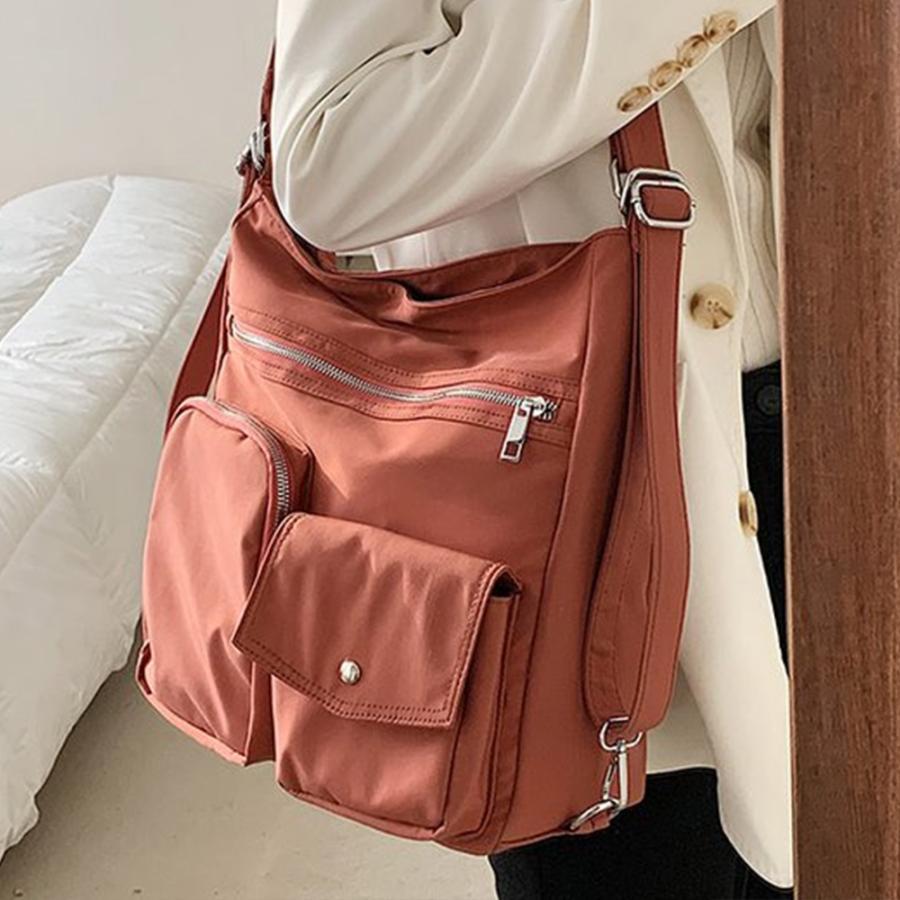 ショルダーバッグ | ナイロン無地 大容量