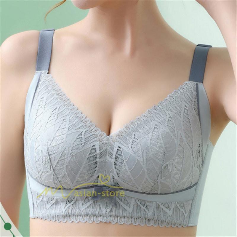 ショーツ | 胸 小さく 見せる ブラ 大きいサイズ クラッシィワイヤレスブラ ボタニカルレース ブラジャー フルカップ 20代30代40代50代60代 ノンワイヤー 補正 上品 下着