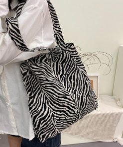 トートバッグ | ゼブラ柄 レディース大容量