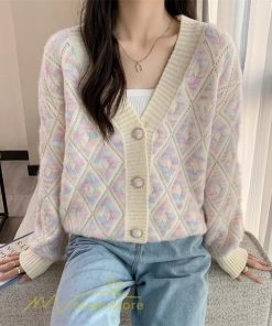 カーディガン | 2022秋冬ニットアウター レディース ニットニット セーター 長袖 羽織り フロントボタン 可愛い トップス 通学通勤 20代40代