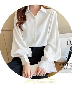 シャツ・ブラウス | ブラウス レディース オフィス フォーマル シャツ 白 開襟 レギュラー 長袖 黒 ホワイト ブラック 通勤 上品 エレガント お出かけ オシャレ オフィス OL