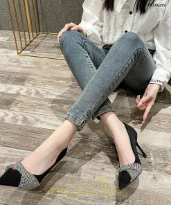 パンプス | 痛くない ハイヒール 走れる ポインテッドトゥ 疲れない 黒 5.5cm 7.5cm 9cmヒール スエード 合成皮革 OL 歩きやすい 楽 通勤 フォーマル