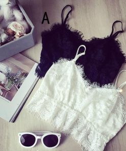 インナー | 即日発送 チューブトップ レディース キャミソール ベアトップ カップ付き 総レース セクシー ホワイトインナー パーティードレスブラック