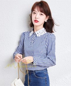 シャツ・ブラウス | ブラウス シャツ レディース トップス シャツブラウス 長袖ブラウス トップス おしゃれ ゆったり 無地 チェック柄 通勤通学 お出かけ カジュアル 20代30代40代