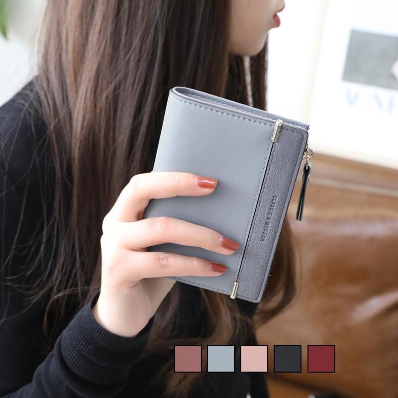 セール | 財布 二つ折り ウォレット 女性用財布 さいふ 小さいウォレット 小銭入れ 軽量コンパクト二つ折りサイフ 可愛い カード使いやすいミニ財布ポーチ