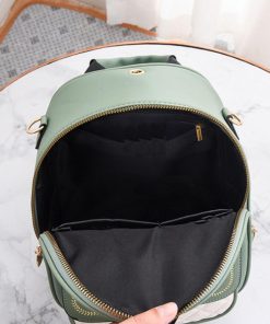 リュック | デイパック 3way レディース おしゃれ 小さめ フェイクレザー バックパック 配色 リュックサック ミニバイカラー