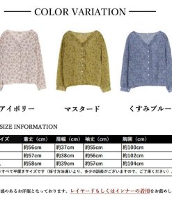 シャツ・ブラウス | 襟フリル シースルー 花柄ブラウス 女性