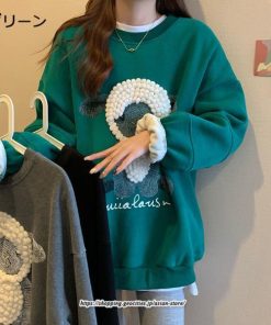 パーカー | トレーナー レディース スウェット 大きいサイズ 韓国 トップス 長袖 おしゃれ 無地 秋冬 送料無料 裏起毛 部屋着 防寒 ゆったり ルームウェア 厚手