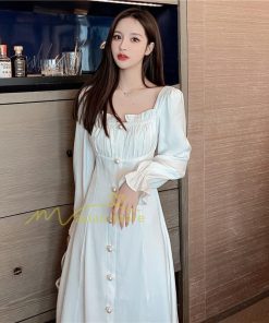 マキシ | ワンピース レディース きれいめ フォーマルワンピース 結婚式 ロングワンピース ドレス 長袖 パーティードレス 入学式 Aラインワンピース 20代30代40代 上品