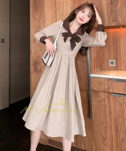 ミディアム | ワンピース レディース おしゃれ ロングワンピ 40代 50代 膝丈ワンピース 韓国風 着痩せ 大人可愛い 通勤 秋服 カジュアル 春夏 20代30代 レトロ風 上品 二次会