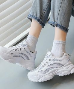 シューズ | ダッドスニーカー レディース 韓国風厚底